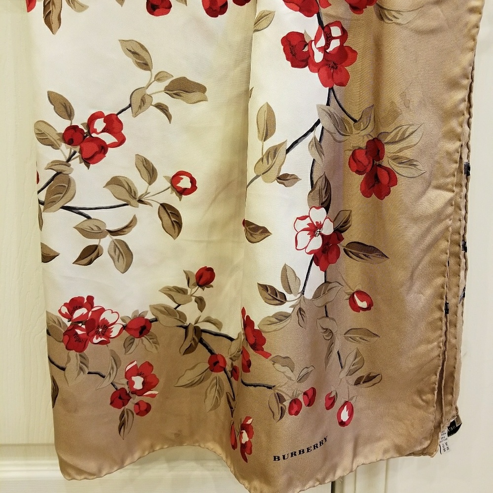 Burberry silk scarf